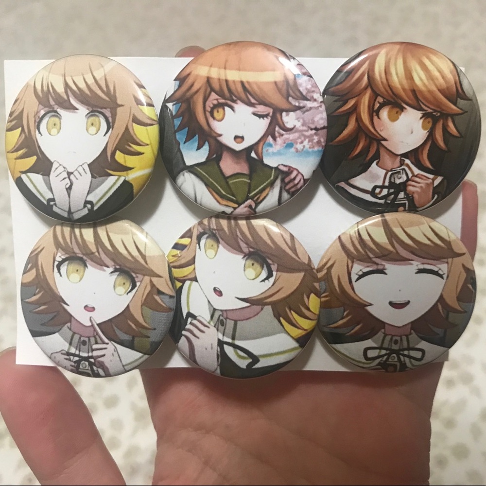 Danganronpa Chihiro Fujisaki Pinback Bu…